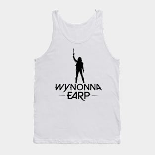 Wynonna Earp Silhouette  - Black Tank Top